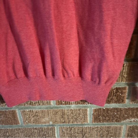 J.Crew Cotton/Cashmere Red Scoop Neck Sweater Size XS - Picture 5 of 7